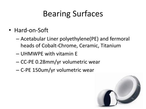 bearing surfaces in total hip arthroplasty ppt|PPT .